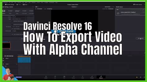 how to export clips with alpha chanel from davici|davinci alpha channel.